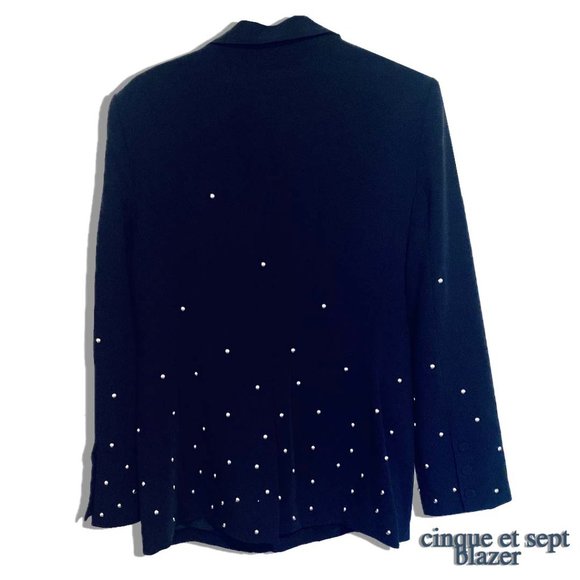 Cinq et Sept Blazer (Navy) - Picture 2 of 3